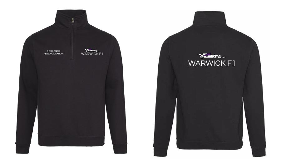Warwick F1 Society - 1/4 Zip Sweatshirt