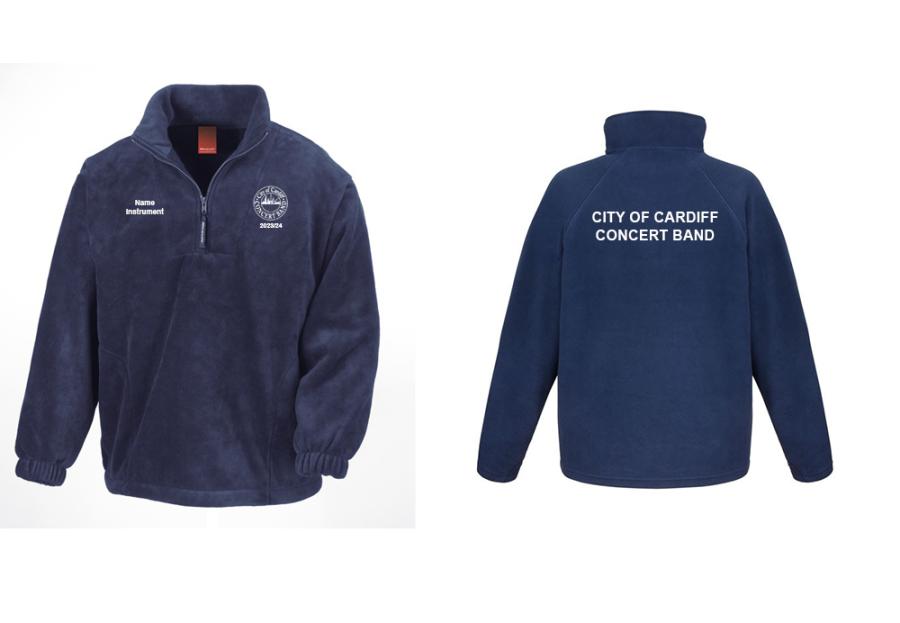 Cardiff Windband - 1/4 Zip Fleece