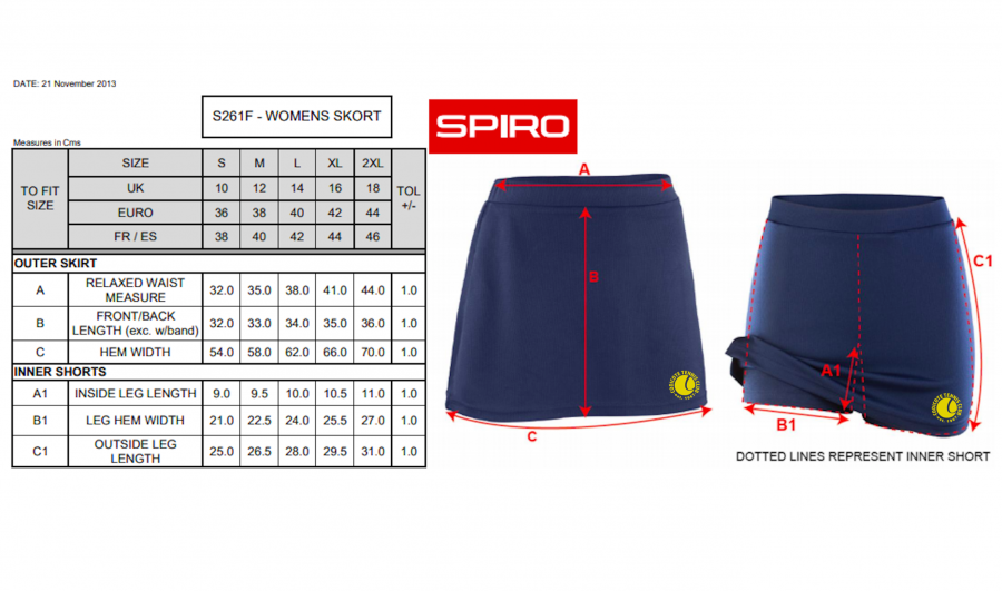 Codicote Tennis - Ladies Skort