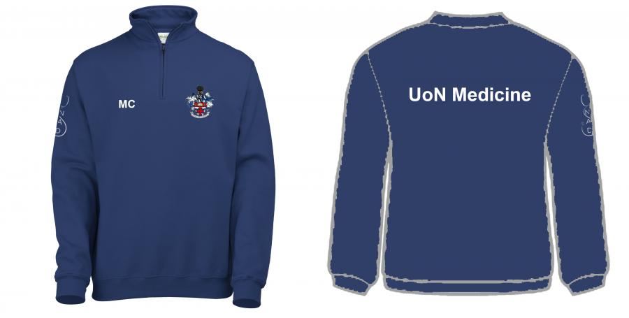 UNAD Quarter Zip Sweatshirt - UoN Medicine