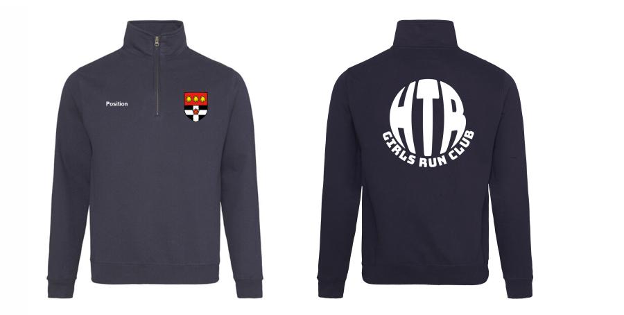 Reading University HTR Running Club - 1/4 Zip Sweatshirt