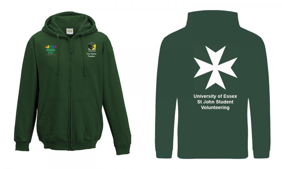 University of Essex St John Ambulance - Zipped Hoodie