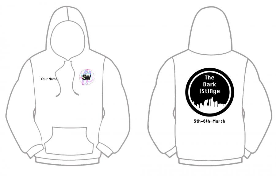 Royal Holloway University Student Workshop The Dark StAge Hoodie - Zipped