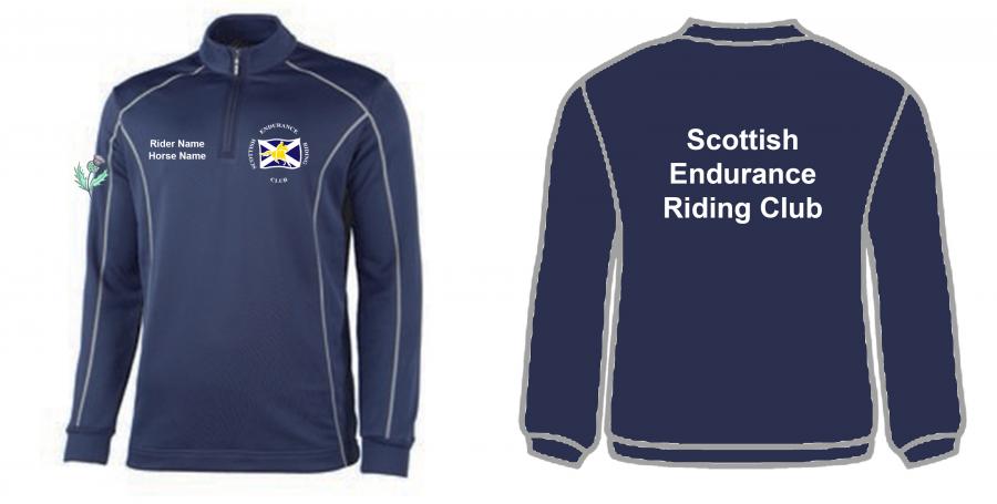 SERC 1/4 Zip Rhino Midlayer - Printed Back