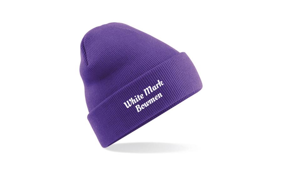 White Mark Bowmen Archery - Beanie