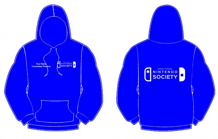 Warwick Nintendo Society Zipped Hoody