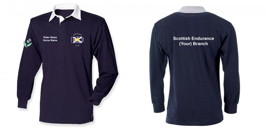 SERC Long Sleeve Rugby Shirt - Ladies - Branch Name