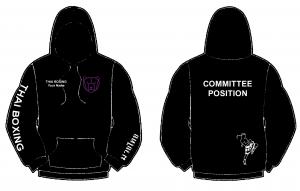 RHUL Thai Boxing Zipped Hoody - Ladies