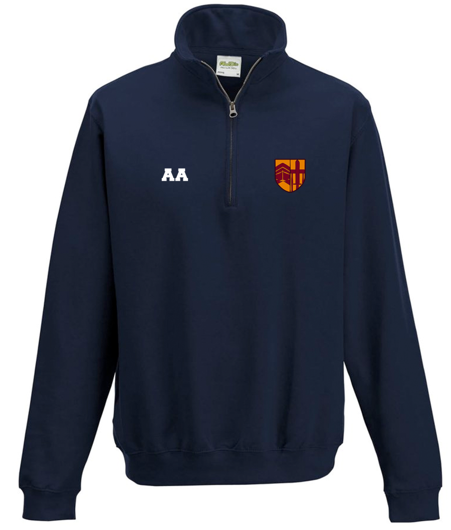 Clare College Law Society 1/4 Zip Sweatshirt