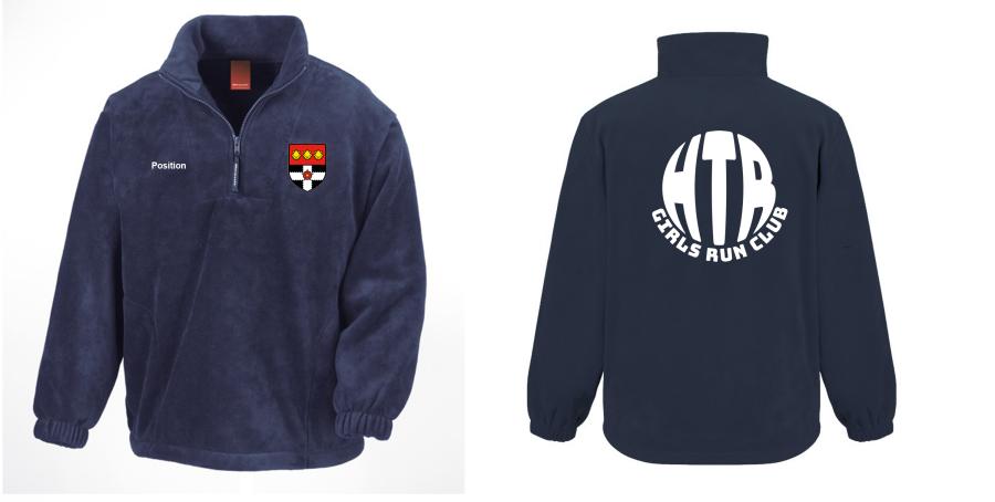 Reading University HTR Running Club - 1/4 Zip Fleece