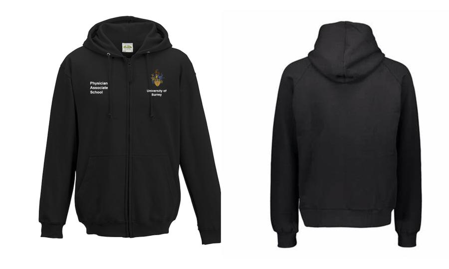 Surrey Physician Associate Society - Unisex Zipped Hoodie (no back print)