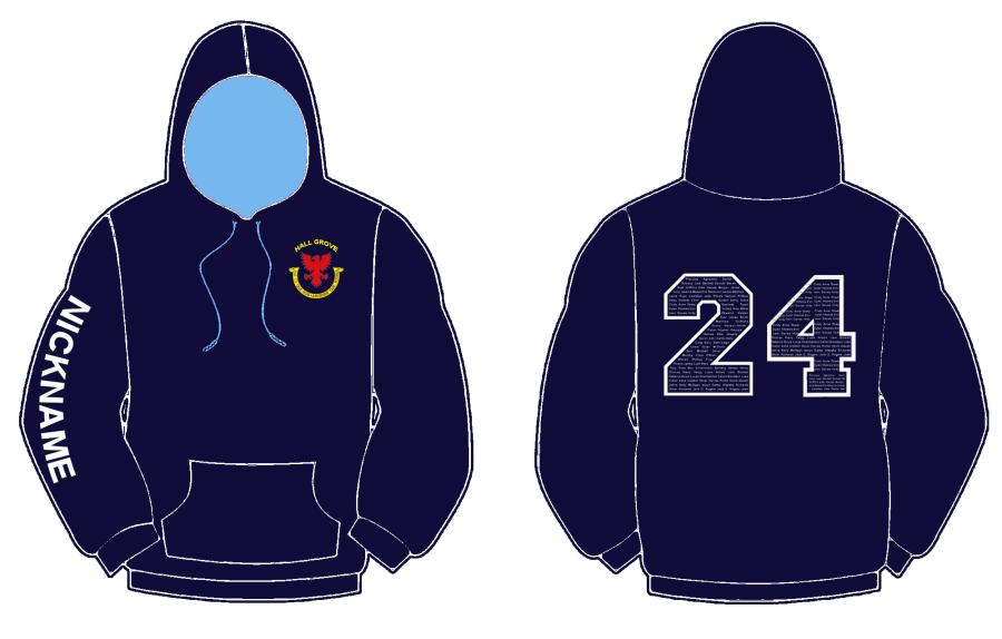 Hall Grove Year 6 Hoody - Kids Sizing