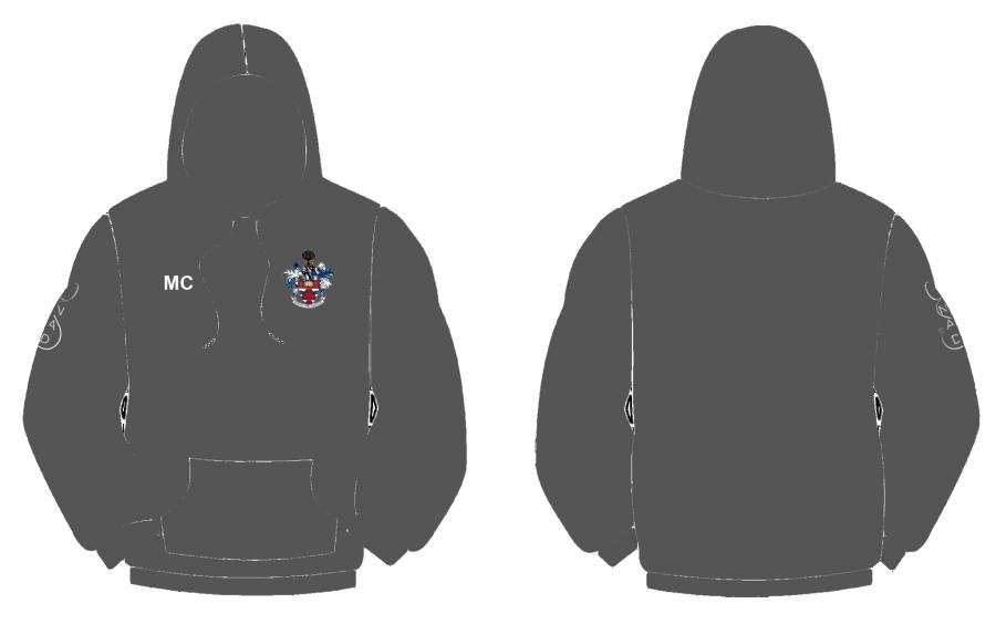 UNAD Zipped Hoody - Plain Back