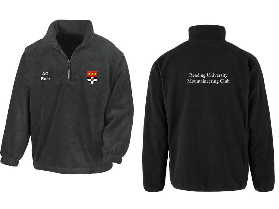 RUMC Quarter Zip Fleece - Text Only