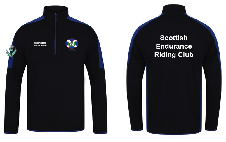 SERC Championships 1/4 Zip Contrast Midlayer - Printed Back