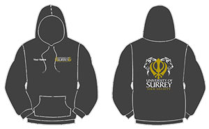 Surrey Sikh Zipped Hoody - Premium