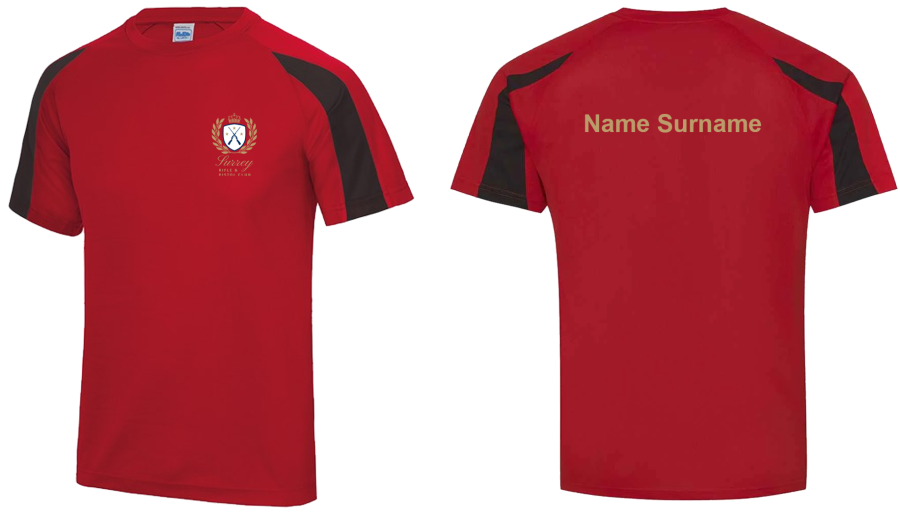 Surrey Rifle and Pistol Club - Sports Contrast Tee
